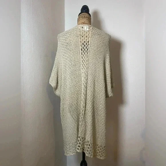 Sonoma beach cardigan shawl throw women’s one size - Picture 4 of 5